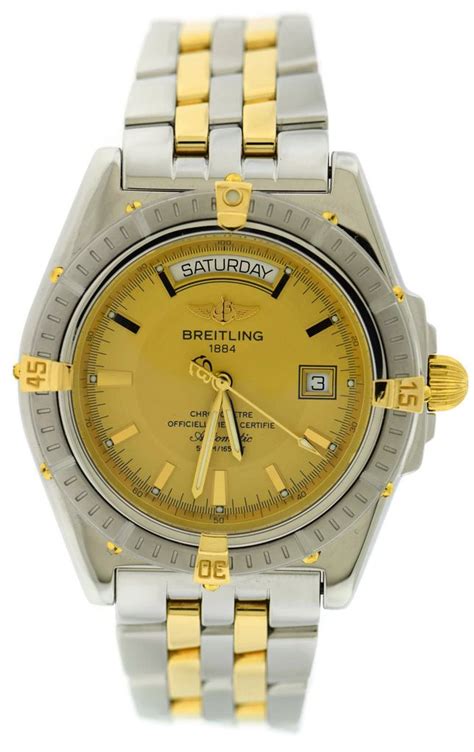 breitling headwind gold|Breitling stainless and yellow gold.